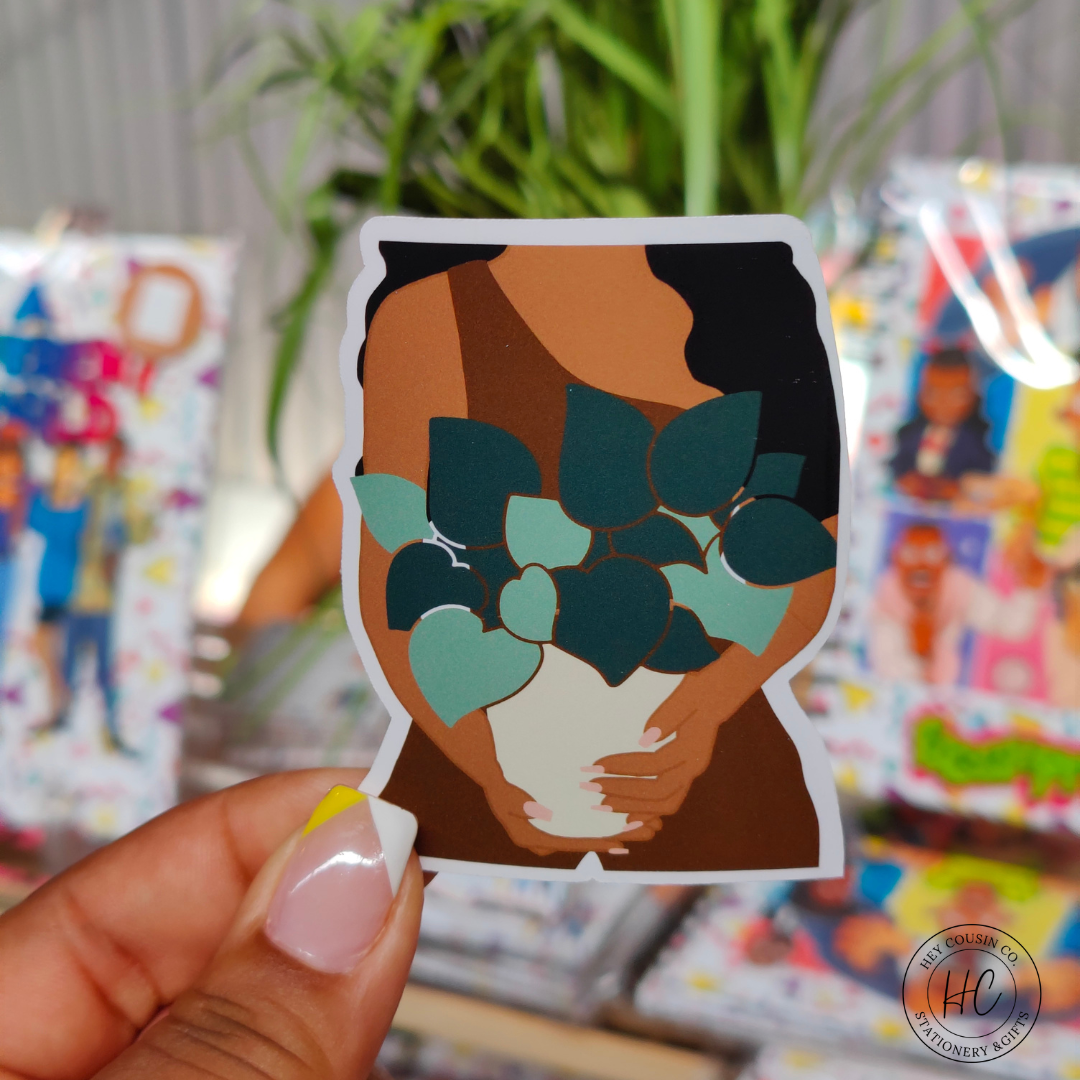 MELANIN PLANTS STICKER image 0
