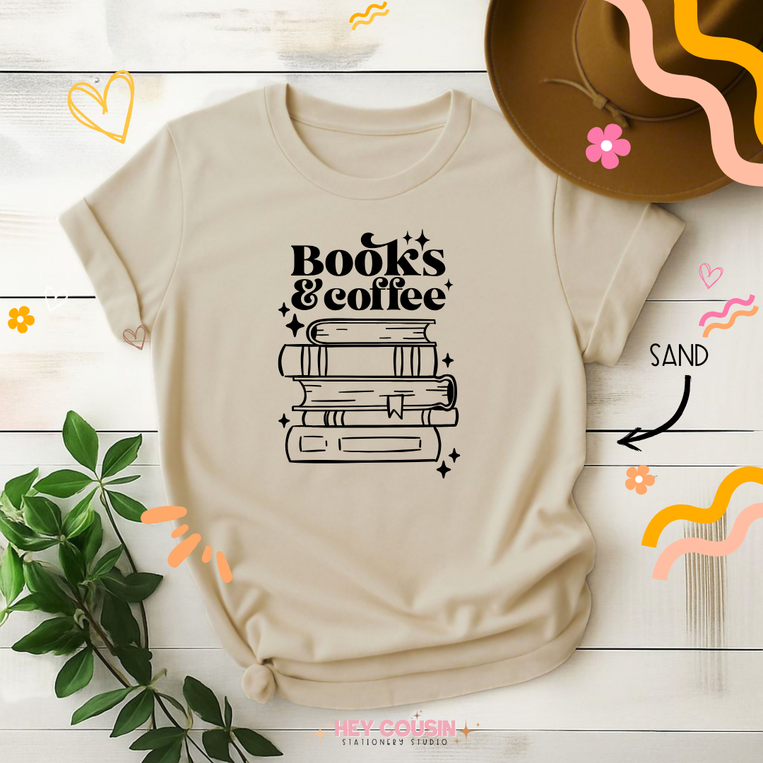 More Books and Coffee T-Shirt