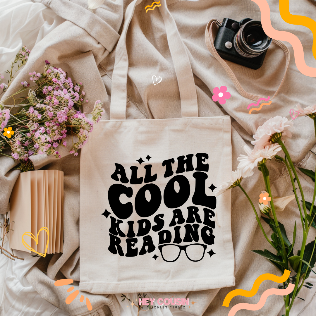 COOK KIDS ARE READING TOTE BAG