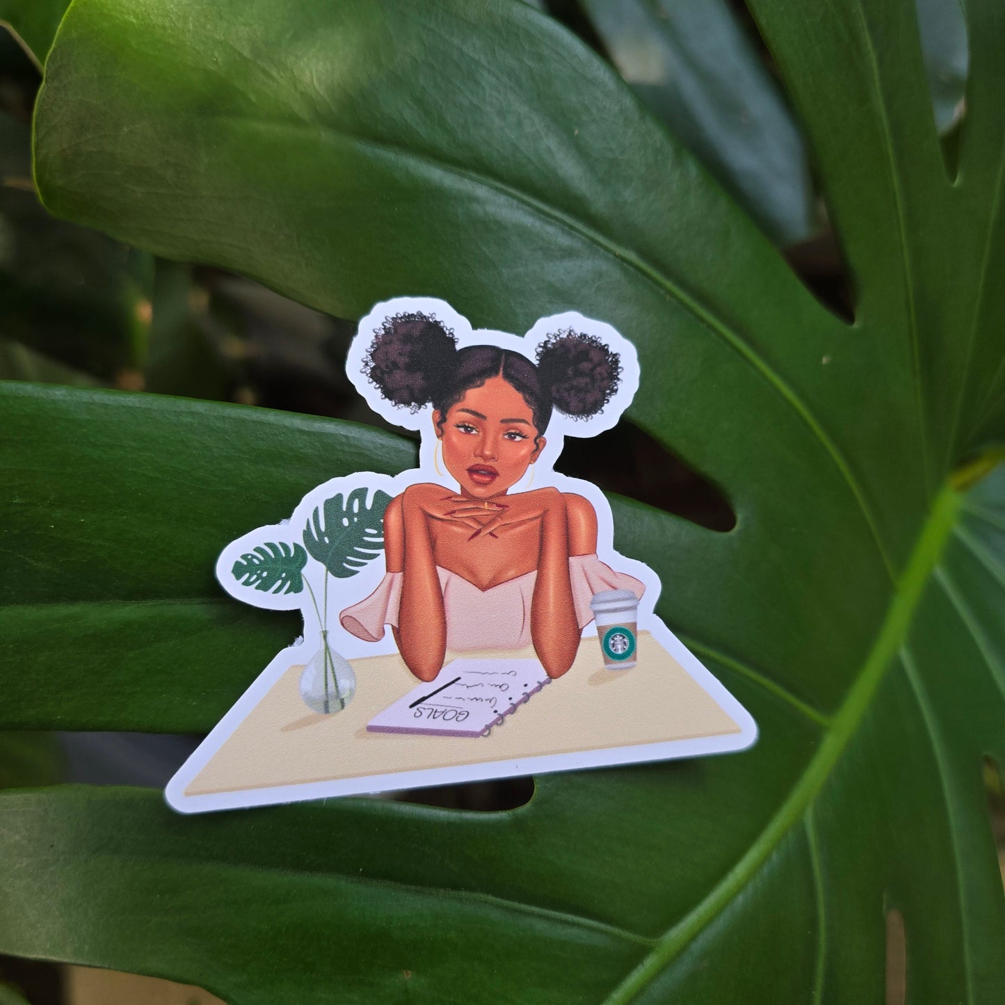 PLANTS and GOALS VINYL DIE CUT