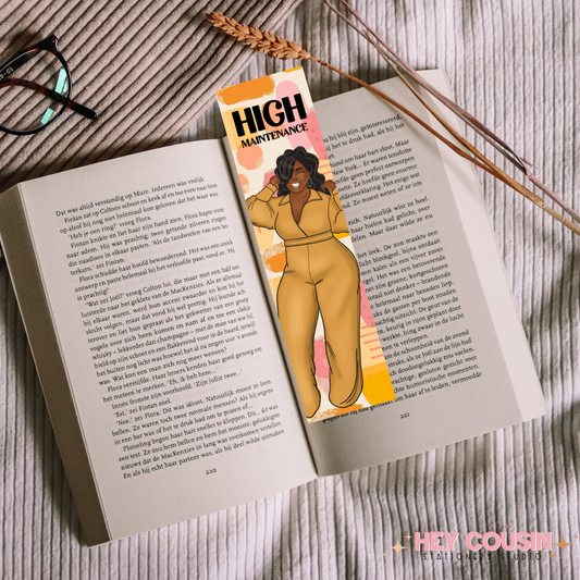High Maintenance Bookmark