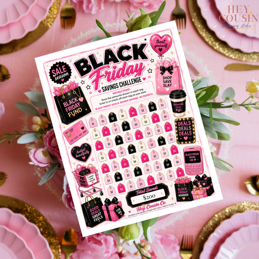 Black Friday Savings Challenge – Digital Download