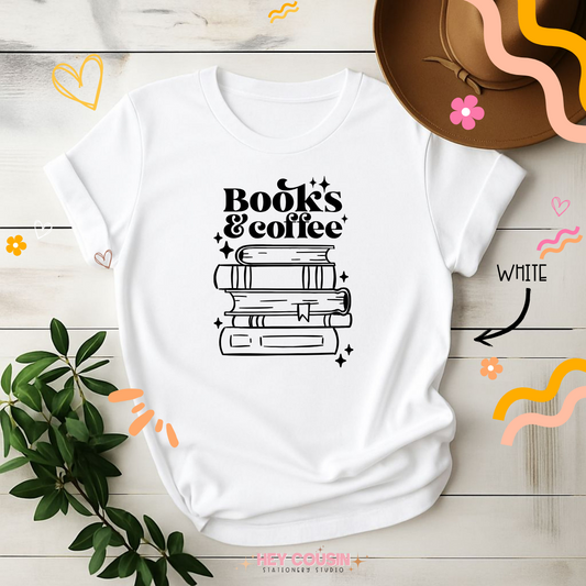 More Books and Coffee T-Shirt