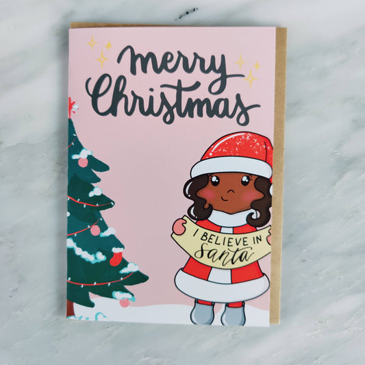 I BELIEVE CHRISTMAS GREETING CARD image 0