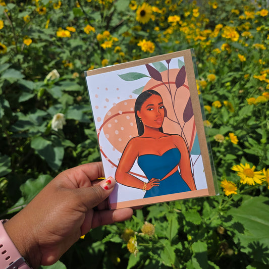 SAMANTHA GREETING CARD
