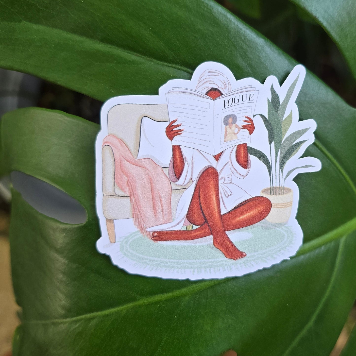 PLANTS and RELAXATION VINYL DIE CUT